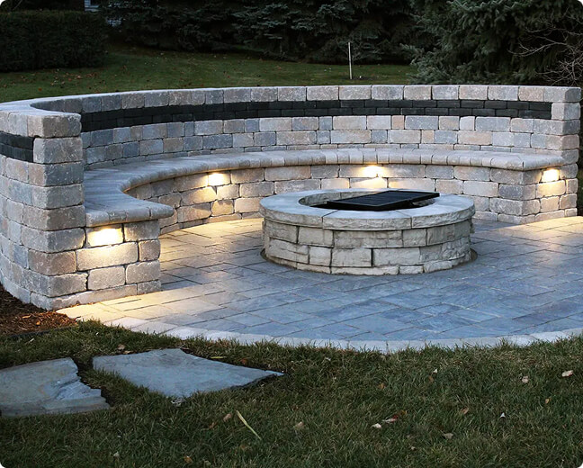 tailored hardscape lighting steps near me