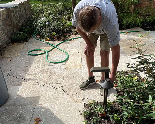 meticulous outdoor lighting maintenance service in Chicago