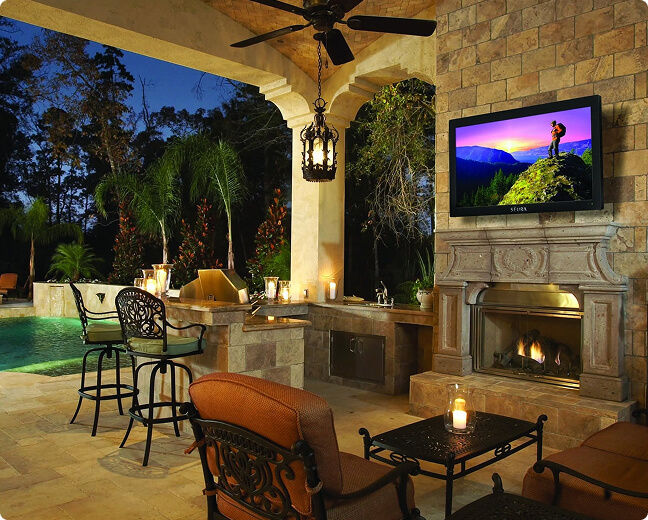 custom residential outdoor lighting design
