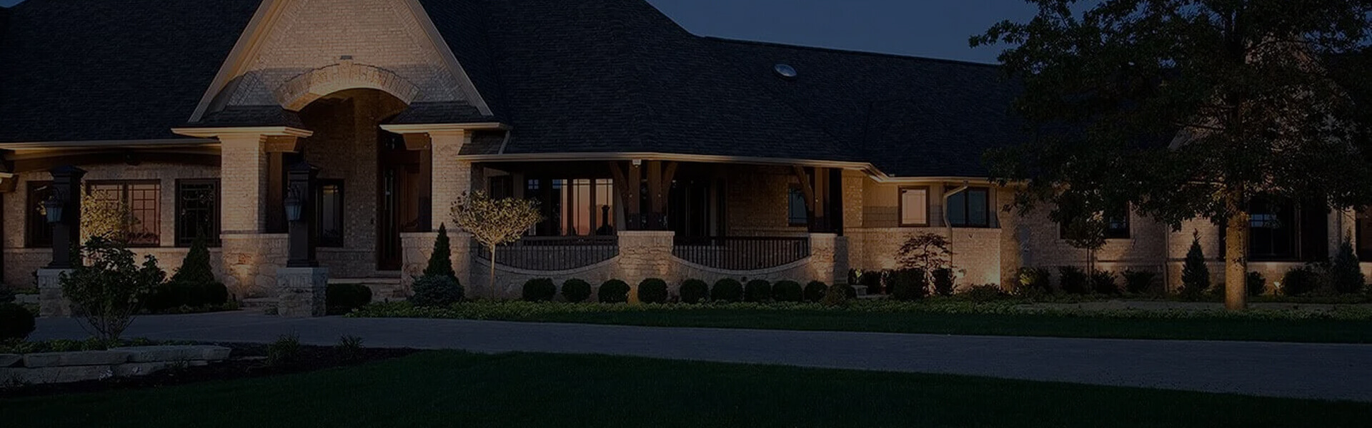 complete outdoor lighting design and installation services